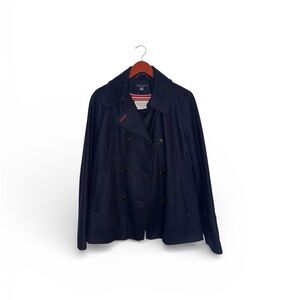 Tommy Hilfiger Women’s Dark Blue Pea Coat